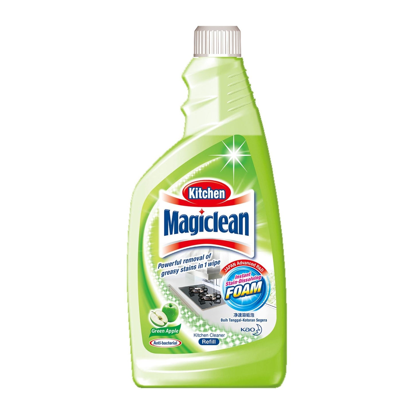 Magiclean Kitchen Cleaner Green Apple Scent Refill