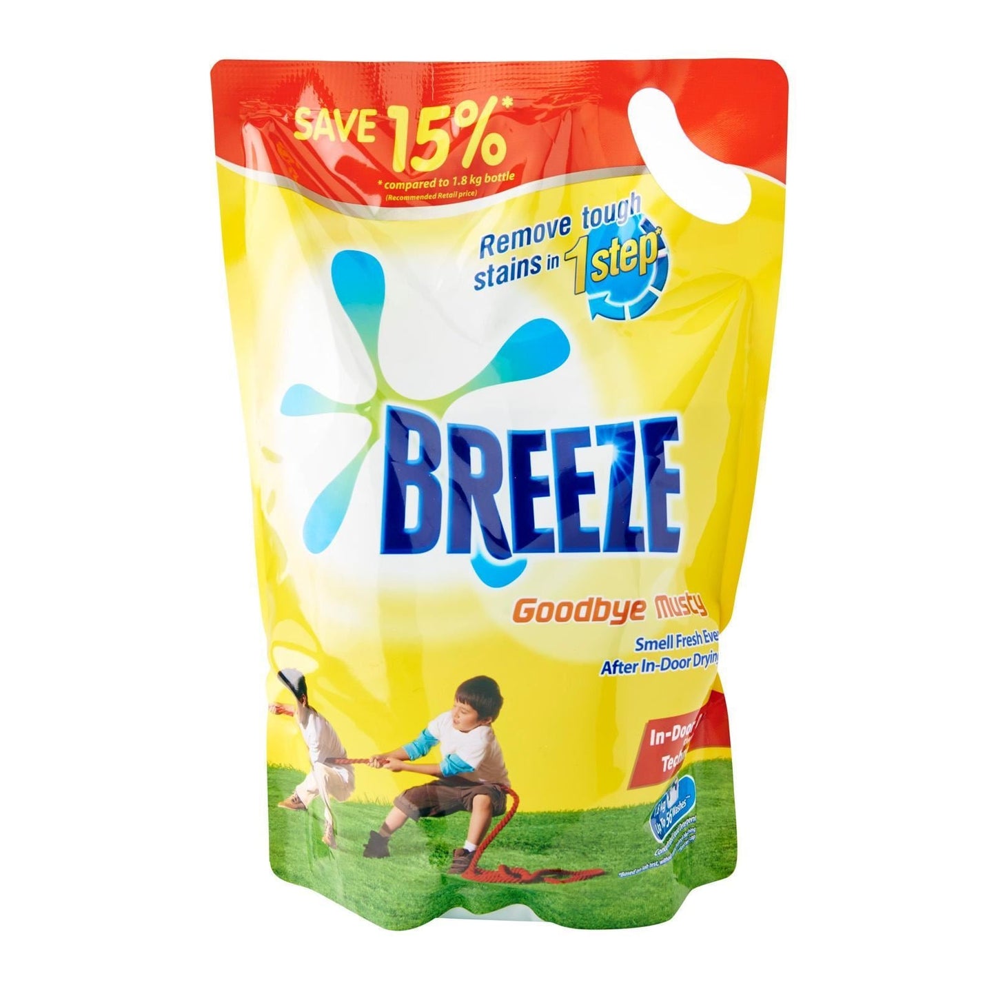 BREEZE GoodBye Musty Indoor Drying Liquid Detergent Refill