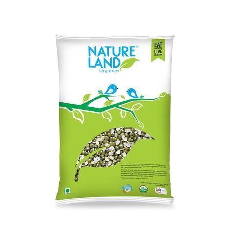 NATURELAND Green Moong Dal Split (Certified ORGANIC)