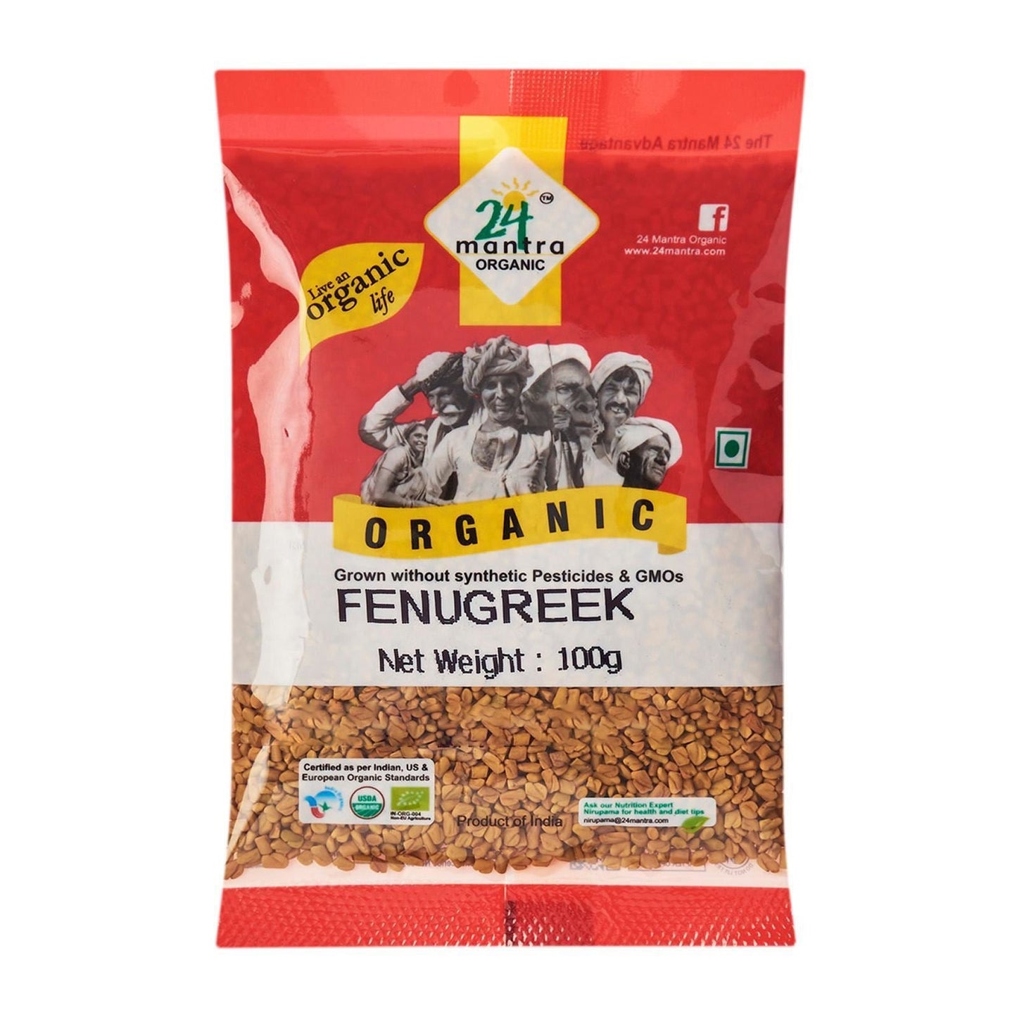 24 MANTRA Fenugreek Seeds (Certified ORGANIC)