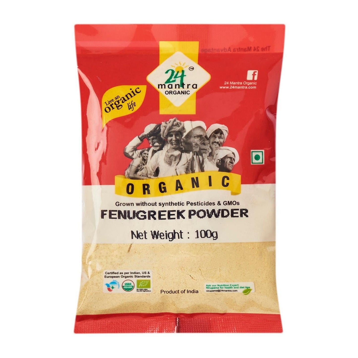 24 MANTRA Fenugreek Powder (Certified ORGANIC)