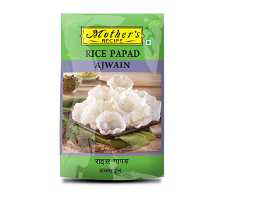 MOTHER'S RECIPE Rice Papad Ajwain