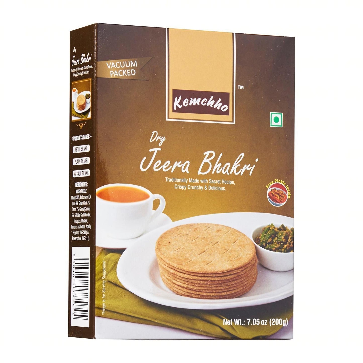KEMCHHO Dry Jeera Bhakri