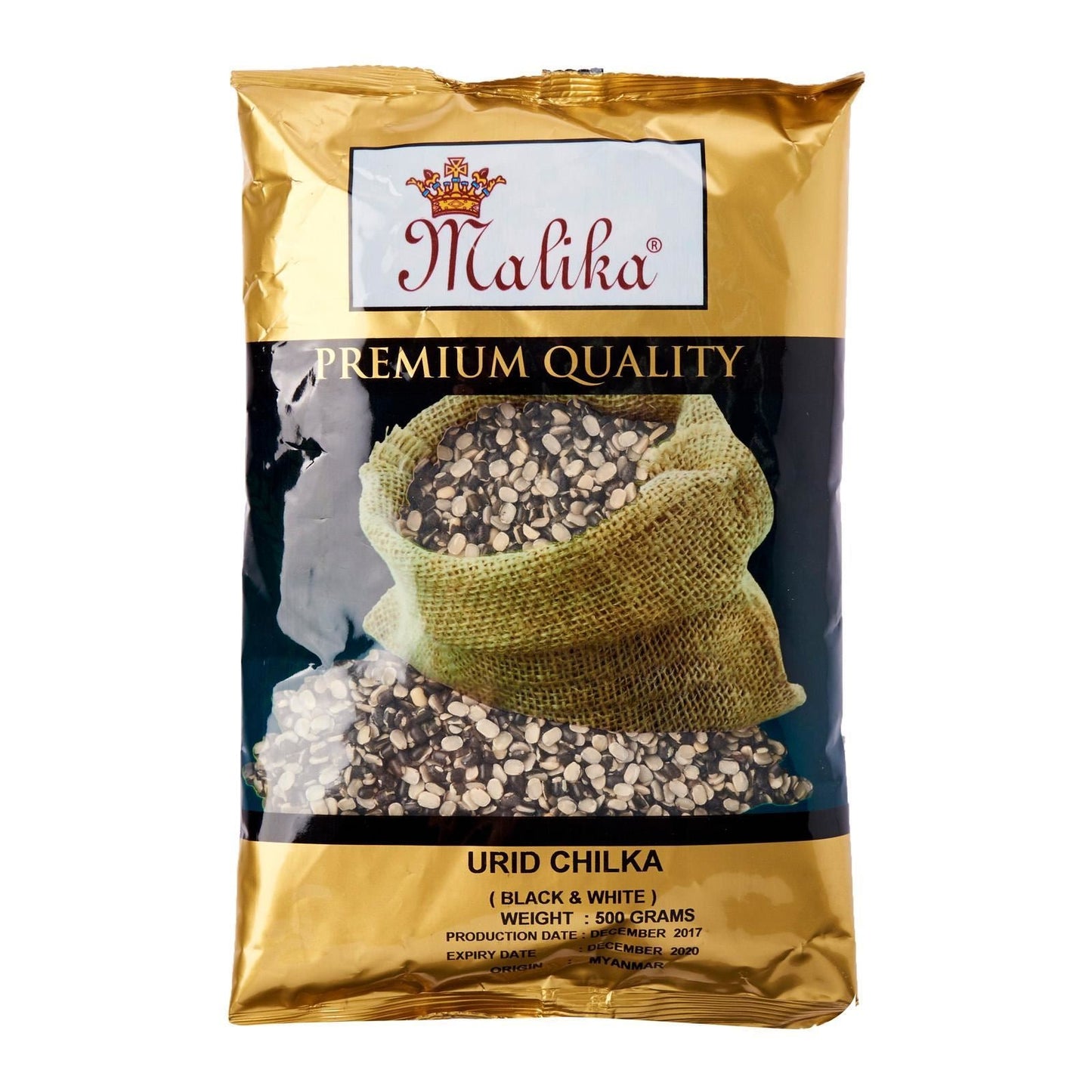 Malika Black Urid Dal Split