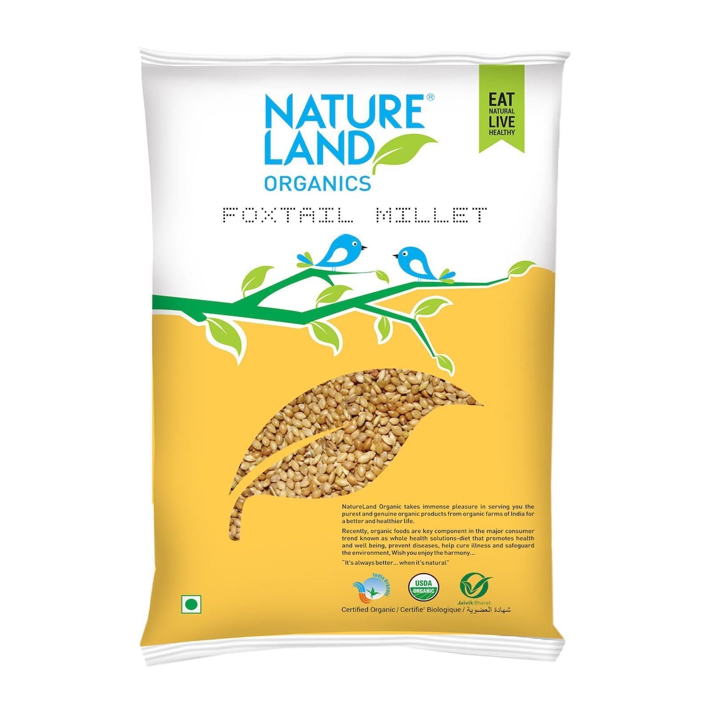 NATURELAND Foxtail Millet (Certified ORGANIC)