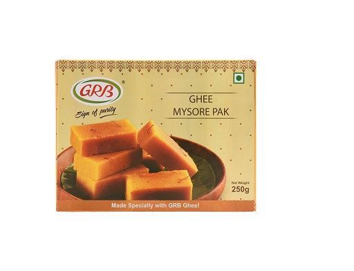 GRB Crispy Ghee Mysore Pak Sweet
