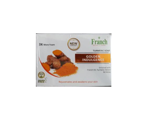 FRANCH Turmeric Soap for Golden Indulgence