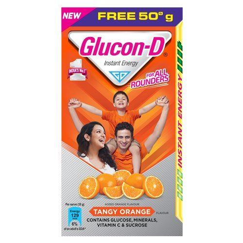 GLUCON D Energy Drink Powder Orange