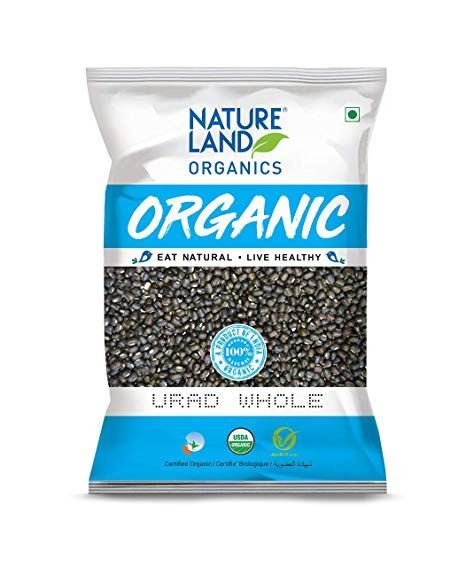 NATURELAND Black Urid Dal Whole (Certified ORGANIC)