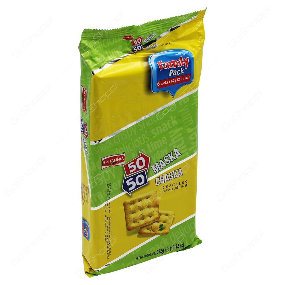 Britannia 50 50 Maska Chaska Biscuits (Family Pack)