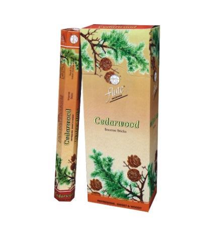 Cycle FLUTE Hexa Cedar Wood Incense Sticks (Agarbathi)