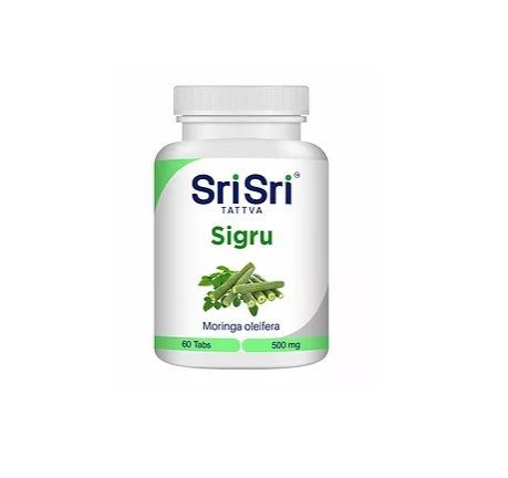 Sri Sri Ayurveda Organic Sigru(Moringa Oleifera) Tablets (Multi Benefits Herb)
