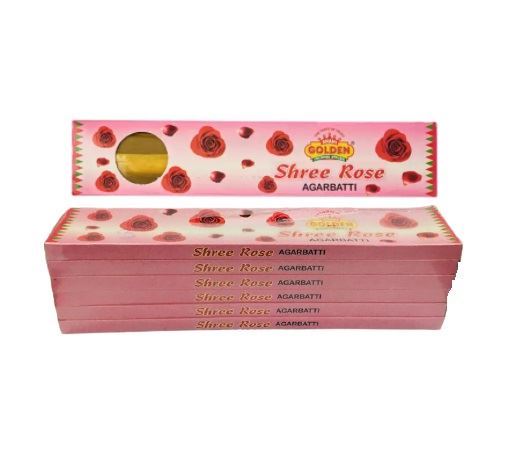 Shahi Golden Shree Rose Agarbathi/Incense Sticks