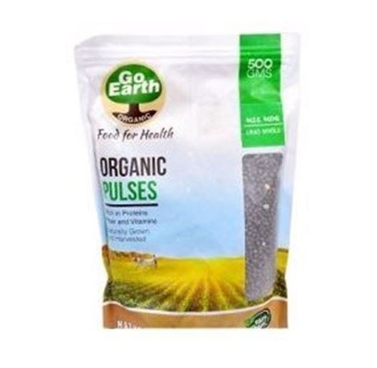 Go Earth Black Gram/Urid Dal Whole (Certified ORGANIC)