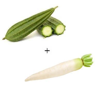 Veggie Combo 7 (Ridge Gourd & Radish)