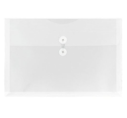 Flexi Brand String & Button Rectangle Envelope WHITE (EN 01AL)