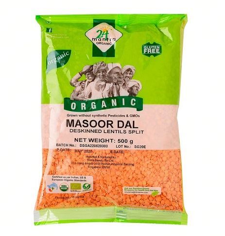 24 MANTRA Masoor Dal Split (Certified ORGANIC)