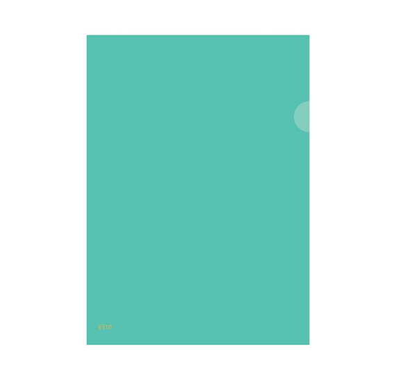 Flexi Brand Colour L Sheet Folder GREEN (E 310)