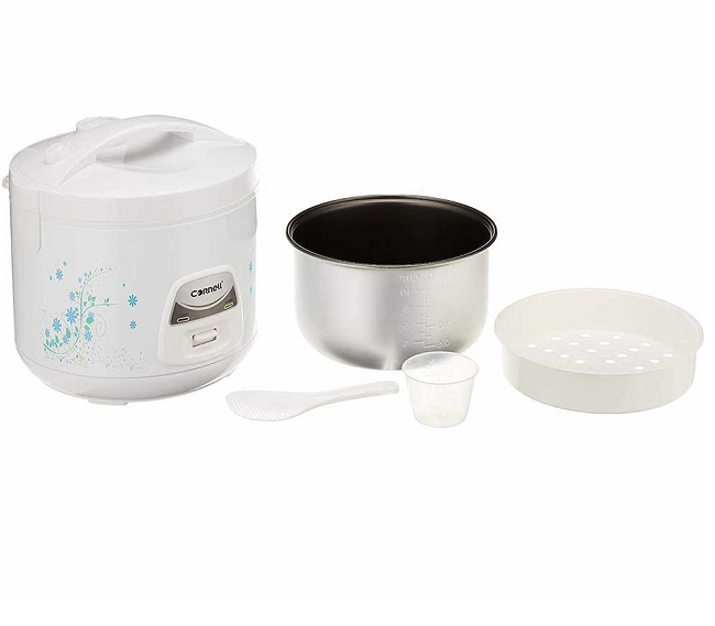 Cornell Electric Rice Cooker with Removable Nonstick Inner Pot