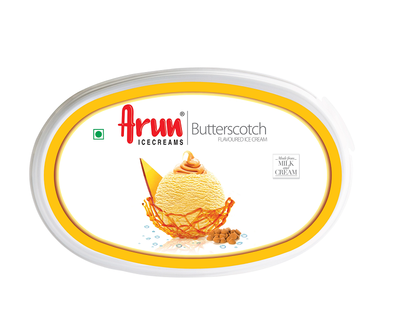 Arun Ice Cream Butterscotch Tub (Chilled)