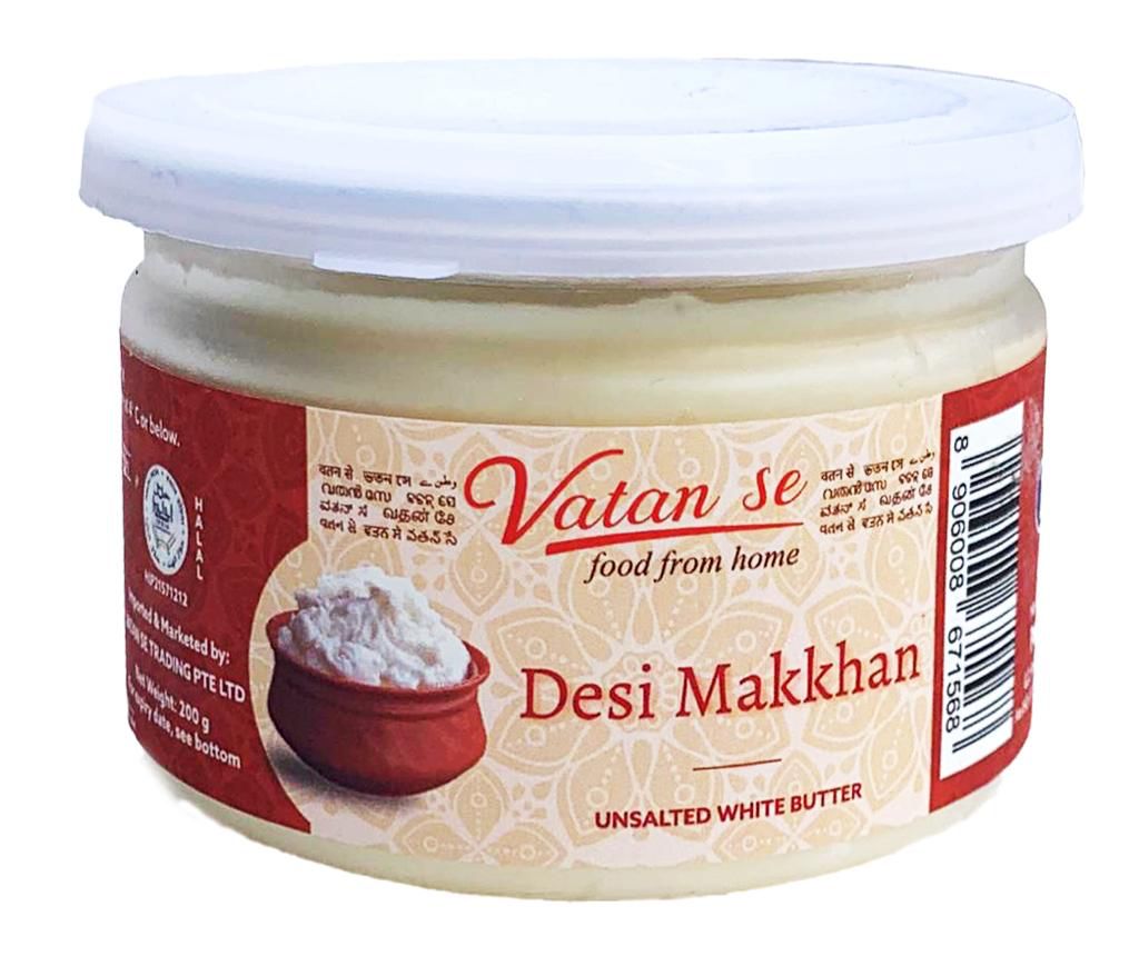Vatan Se Fresh Unsalted White Butter (Desi Makkhan)