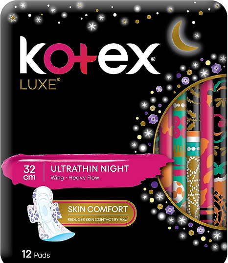 Kotex Luxe Ultrathin Wing Hvy Flow 32Cm Sanitary Napkins