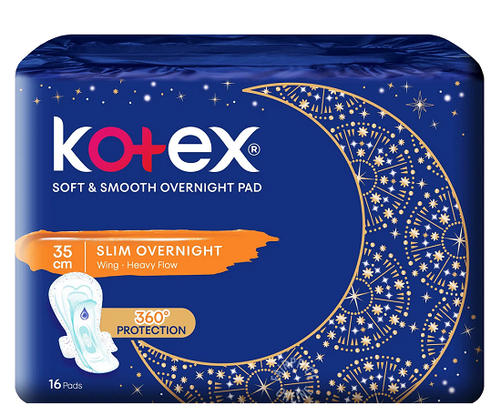 Kotex Soft and Smooth Overnight 35cm