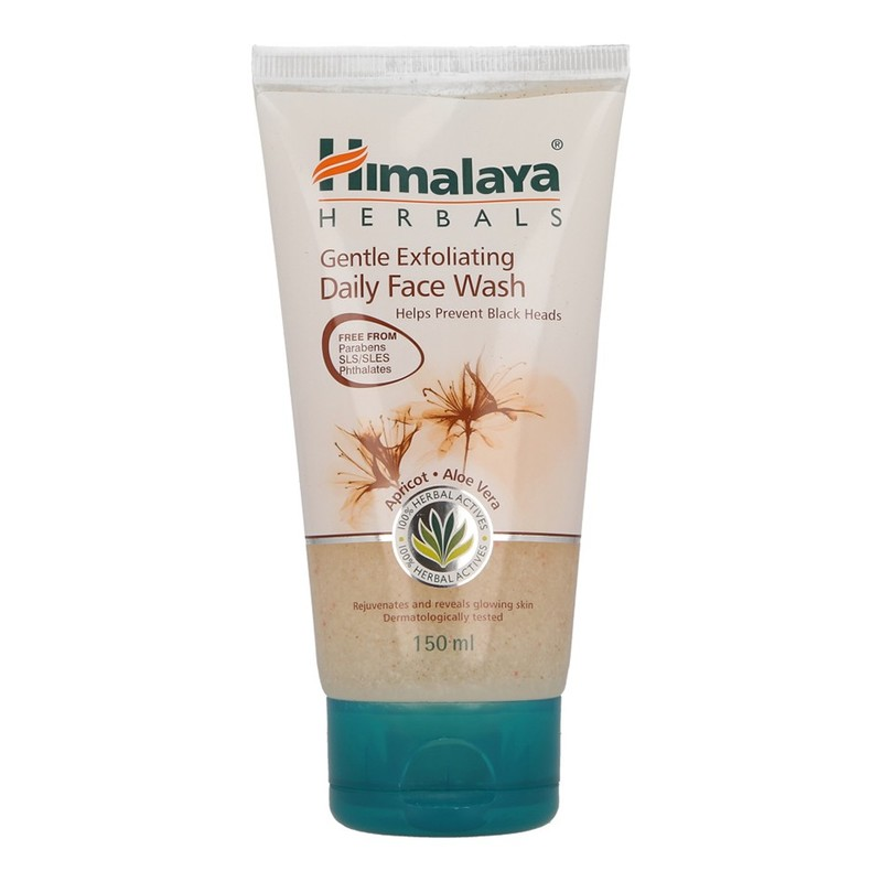 Himalaya Herbals Gentle Exfoliating Daily Apricot Aloe Vera Face Wash