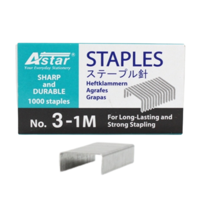 Astar Sharp And Durable Staples NO:3-1M - 1 Pc