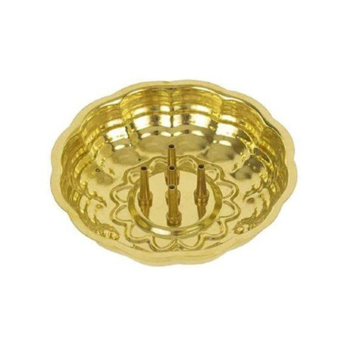 Brass Agarbathi Plate - 1 Pc