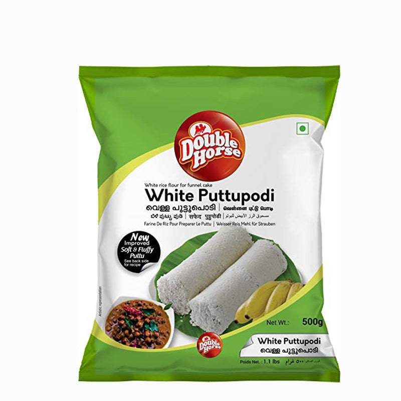 Double Horse White Puttu Podi - 500 g