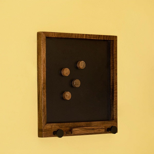 Ellementry Jot Down Notice Board With 4 Magnet Stoppers For Kitchen/Gifting Purpose(WDDEA2454) - 1 Pc