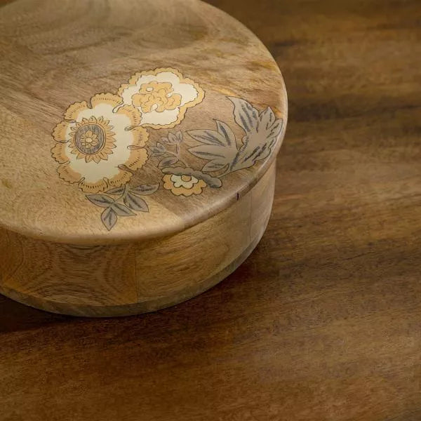 Ellementry Fleur D'or Roti Box For Kitchen/Gifting Purpose(WDTEA2917) - 1 pc 21 cm x 21 cm x 7 cm (LxWxH)