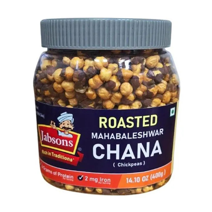 Jabsons Roasted Channa Black Unsalted With Skin- 400 g