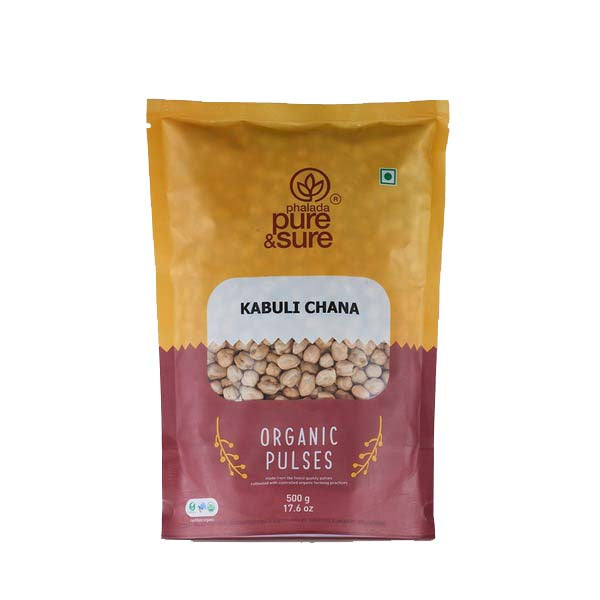 Phalada Pure & Sure Organic Kabuli Channa - 500 g