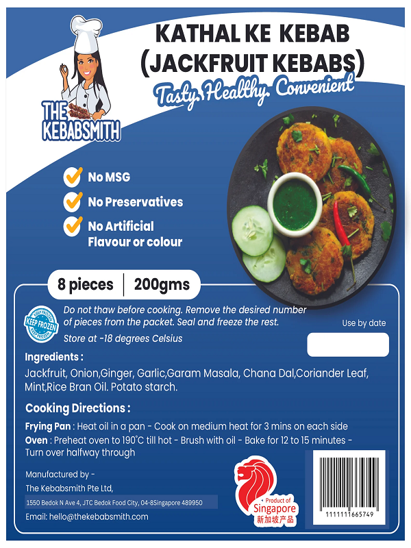 The Kebabsmith Kathal ke Kebab (Jackfruit) - 200 g / 8 Pcs