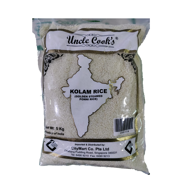Uncle Cook's Kolam Ponni Rice - 5 kg