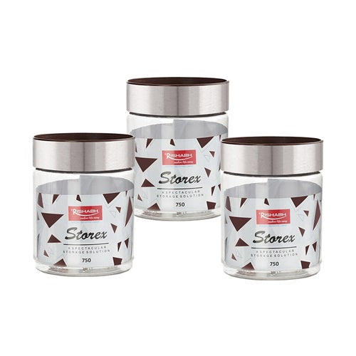 Rishabh Storex Container - Set of 3(500 ml)