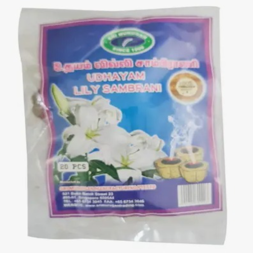Sri Murugan Udhayam Lilly Sambrani - 1 pc