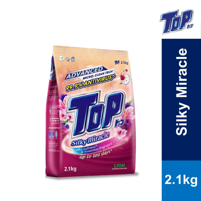 TOP Micro Clean Silky Miracle Powder Detergent - 2.1 Kg