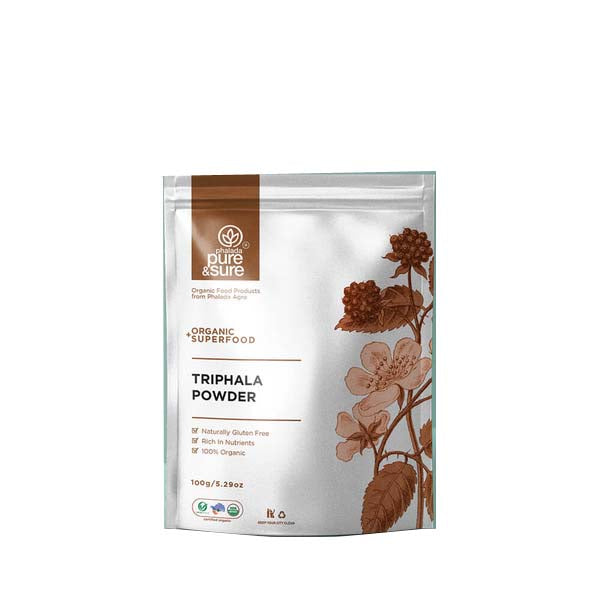 Phalada Pure & Sure Organic Triphala Powder - 100 g