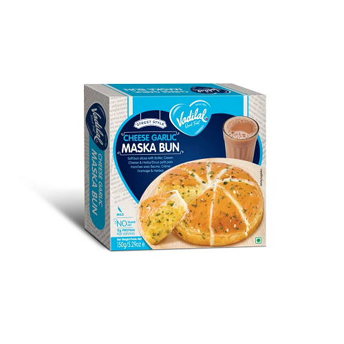 Vadilal Cheese Garlic Maska Bun - 150 g