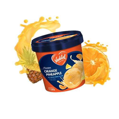Vadilal Ice Cream Orange Pineapple (Chilled) - 100 ml
