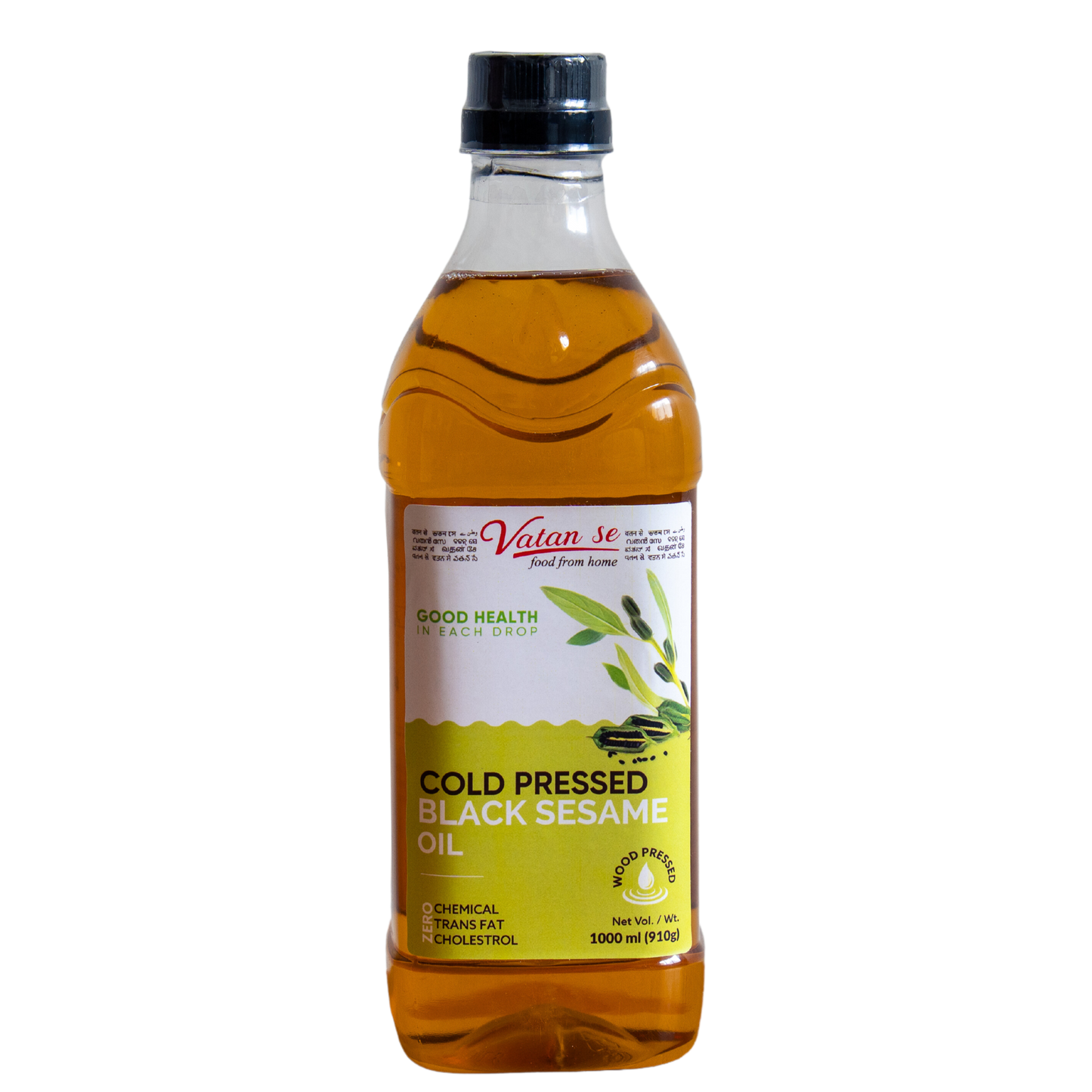 Vatan Se Cold Pressed Black Sesame Oil - 1 L