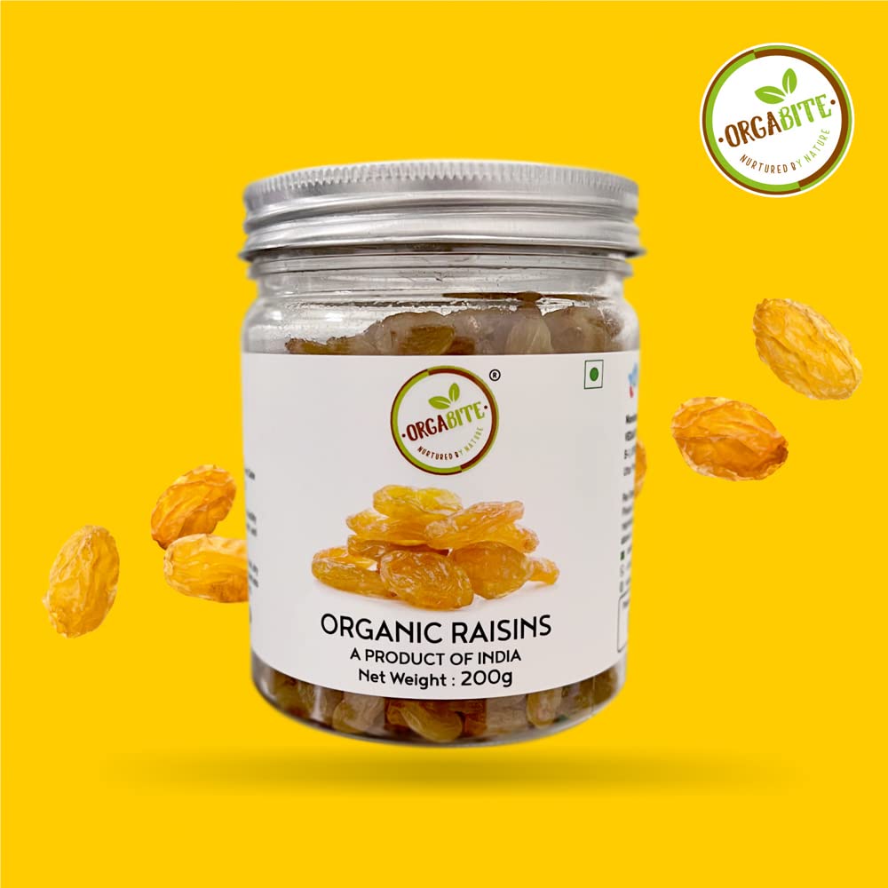 Orgabite Raisins (Certified ORGANIC) - 200 g