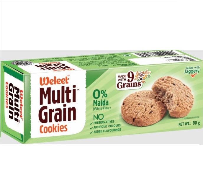 Weleet Multigrain Millet Cookies - 90 g