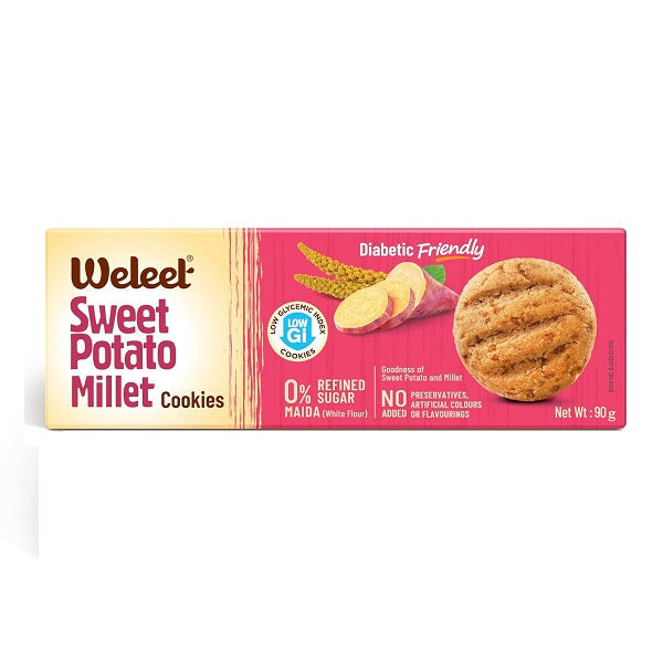 Weleet Sweet Potato Millet Cookies - 90 g