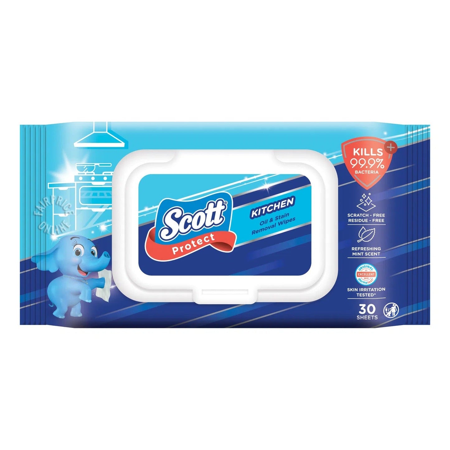 Scott Kitchen Protect Wipes - 30 Sheets