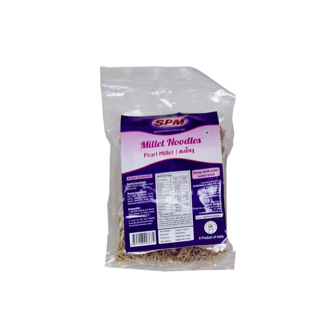 SPM Gemini Kambu (Pearl Millet) Millet Noodles With Masala Sachet - 190 g
