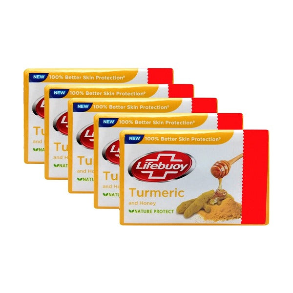 Lifebuoy Turmeric & Honey Soap - 5 x 100 g